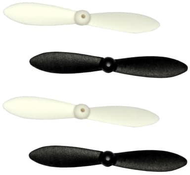 Propellrar för Habrok Nano Drönare (4 st - svart/vit)