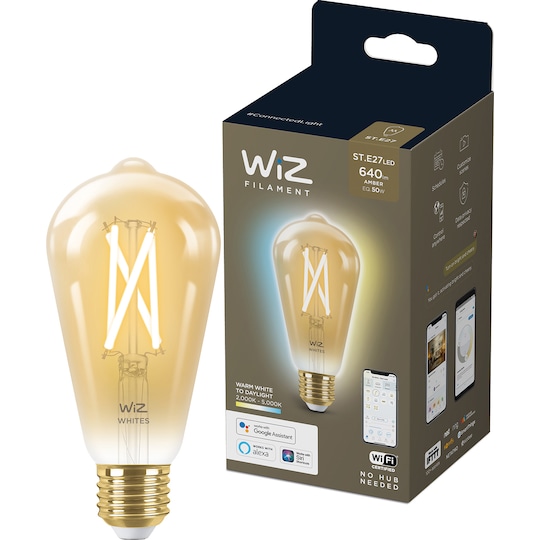 Wiz Light LED-lampa 7W E27 871869978723300