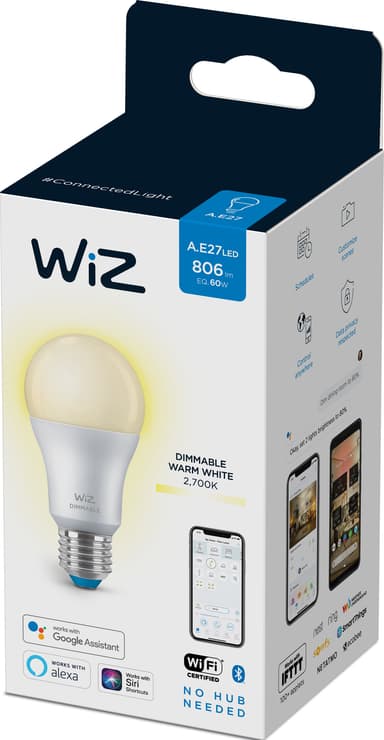 Wiz Light LED-lampa 8W E27 871869978603800