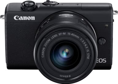 Canon EOS M200 BK M15 systemkamera + 15-45 mm objektiv