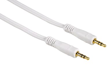 Hama Ljudkabel AUX 3.5 mm (2m vit) Hama Ljudkabel AUX 3.5 mm (2m vit)