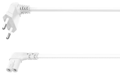 Hama apparatkabel C7 för Sonos One och Five (3 m/vit)
