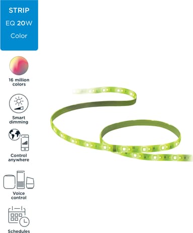 WiZ LED-ljusremsa startpaket 871869978816200 (2 m)