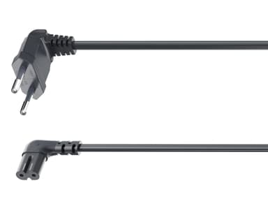 Hama apparatkabel C7 för Sonos One och Five (3 m/svart)