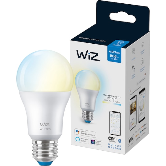 Wiz Light LED-lampa 8W E27 871869978703500