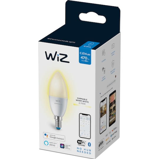 Wiz Light Mignon LED-lampa 5W E14 871869978621200