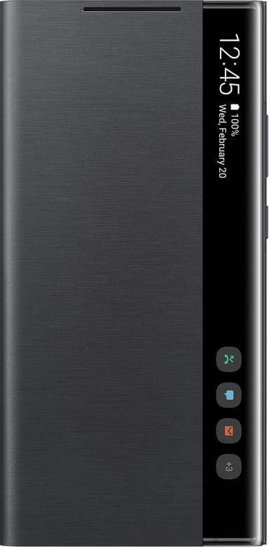Samsung Galaxy Note 20 Ultra Clear View fodral (grå)