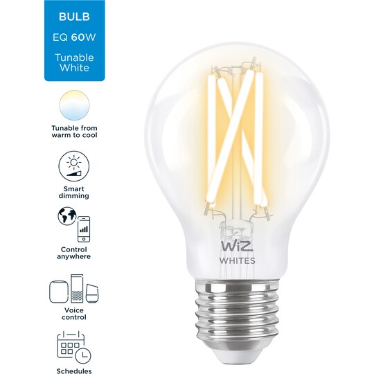 Wiz Light LED-lampa 7W E27 871869978715800