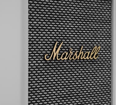 Marshall Uxbridge Voice högtalare med Google Assistant (vit)