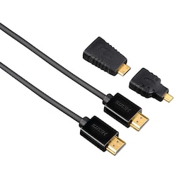 Hama HDMI-kabel med adapterkit (1.5 m)