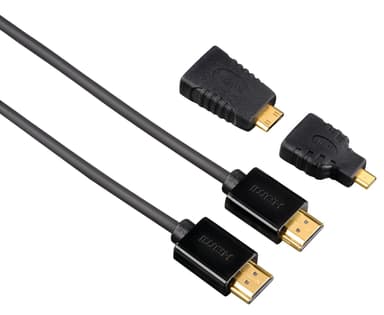 Hama HDMI-kabel med adapterkit (1.5 m)