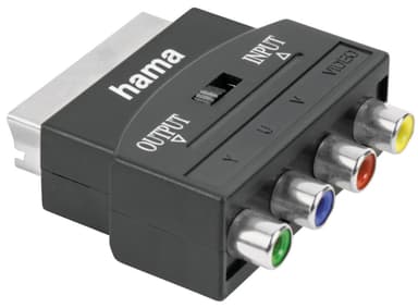 Hama Scart till Komponent (YUV+V) adapter