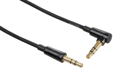 Hama 3.5 mm AUX-ljudkabel (slim/spiral/1.5 m)