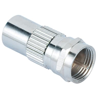 Hama SAT F-kontakt koaxialadapter Hama SAT F-kontakt koaxialadapter