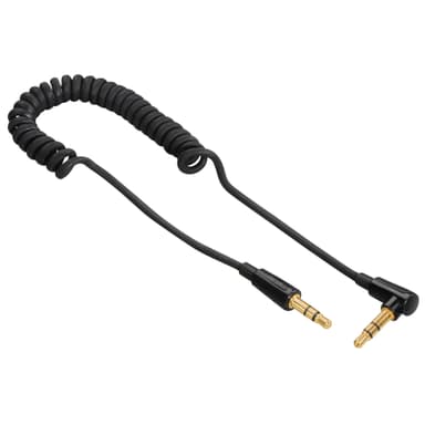 Hama 3.5 mm AUX-ljudkabel (slim/spiral/1.5 m)