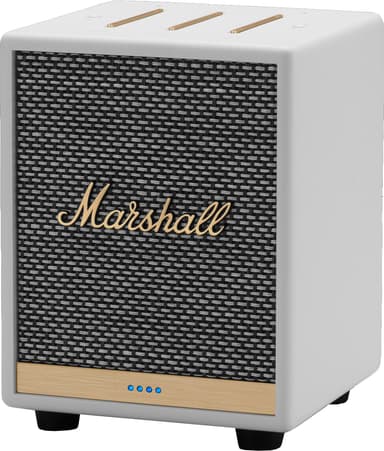 Marshall Uxbridge Voice högtalare med Google Assistant (vit)