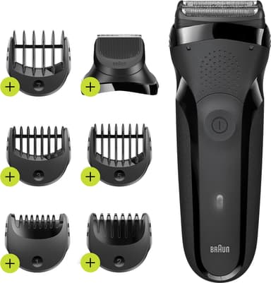 Braun Series 3 Shave&Style rakapparat och skäggtrimmer 300BT