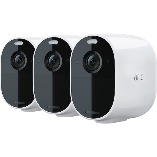Arlo Essential trådlös FHD-smartkamera 3 pack (vit)