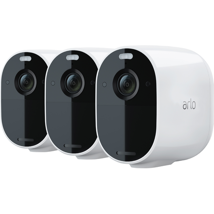 Arlo Essential trådlös FHD-smartkamera 3 pack (vit)