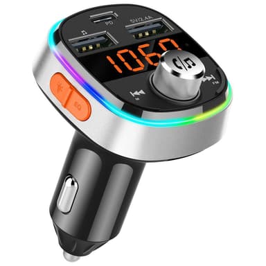 FM-sändare Bluetooth 5.0 med USB-C