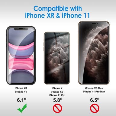 Skärmskydd iPhone 11/XR 2-pack