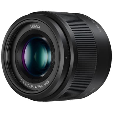 Panasonic Lumix G Vario 25mm ASPH fast objektiv (svart)