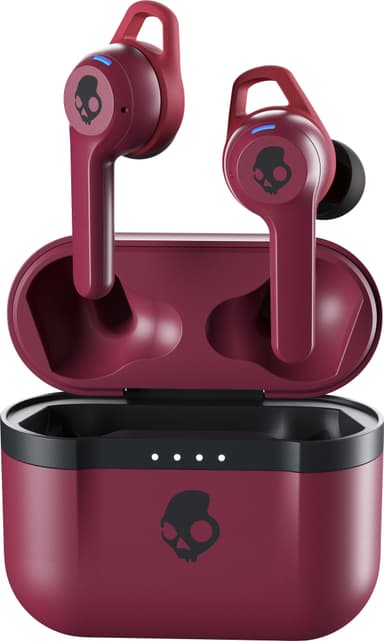 Skullcandy Indy Evo True Wireless-hörlurar (deep red)