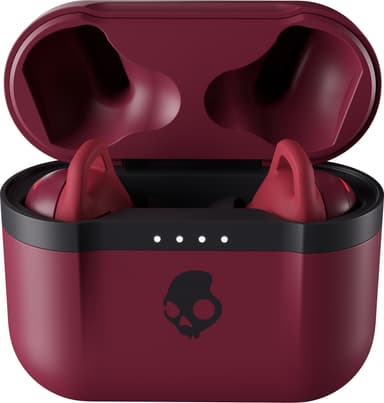 Skullcandy Indy Evo True Wireless-hörlurar (deep red)