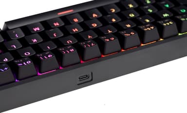 NOS C-450 Mini PRO gaming RGB tangentbord (svart)
