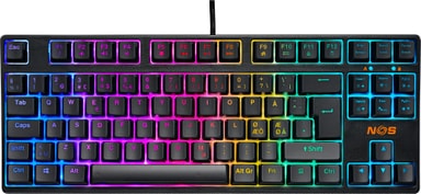 NOS K-300 TKL CORE RGB tangentbord gaming
