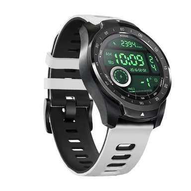 Armband för TicWatch Pro 22mm silikon vit/svart