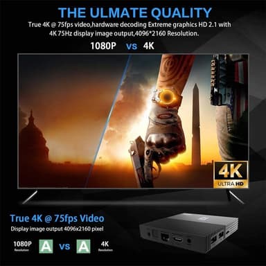 4K Android 9.0 Smart TV Box 4 GB + 64 GB