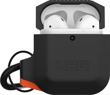 UAG Apple AirPods silikonfodral (svart/orange)