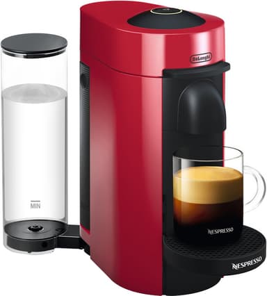 NESPRESSO® VertuoPlus kaffemaskin av DeLonghi, Röd