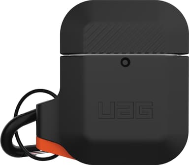 UAG Apple AirPods silikonfodral (svart/orange)