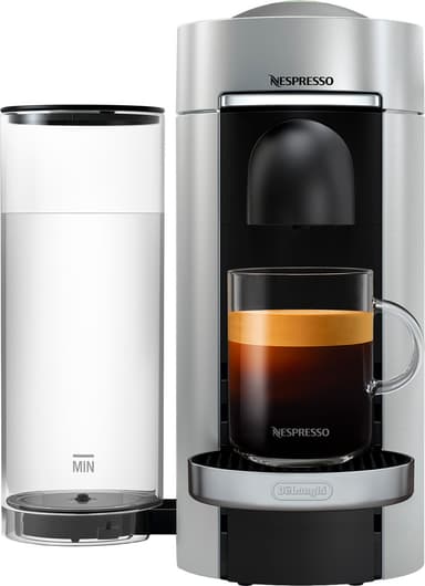 NESPRESSO® VertuoPlus Deluxe kaffemaskin av DeLonghi, Silver