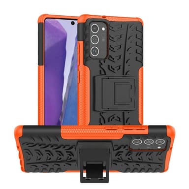 Stöttåligt skal med ställ Samsung Galaxy Note 20  - Orange