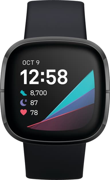 Fitbit Sense smartwatch (carbon/graphite stainless steel)