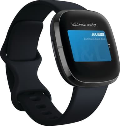Fitbit Sense smartwatch (carbon/graphite stainless steel)