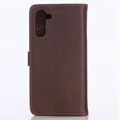 Samsung Galaxy Note 10 Retro Plånboksfodral - Coffee