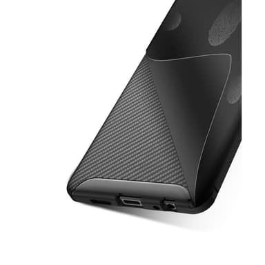 Huawei P30 Karbon fiber Texture Skal - Svart