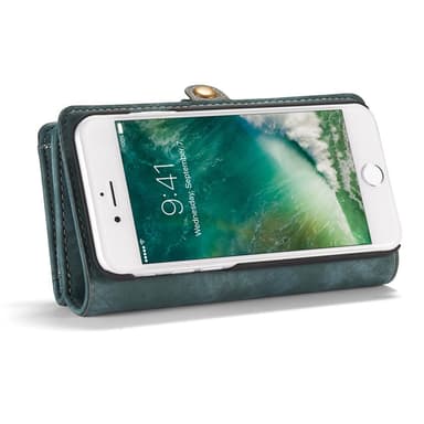 CASEME iPhone 7/8 Plus Retro Split läder plånboksfodral