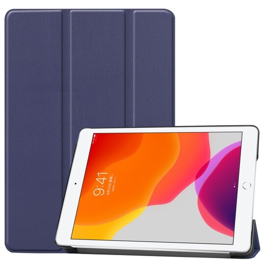Apple iPad 10.2 2021/2020/2019 Slim fit tri-fold fodral -MörkBlå