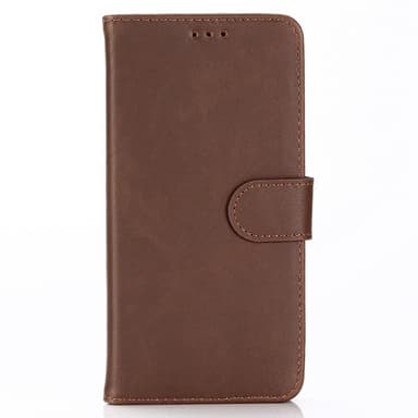 iPhone XS Max Retro Plånboksfodral / Fodral - Coffee