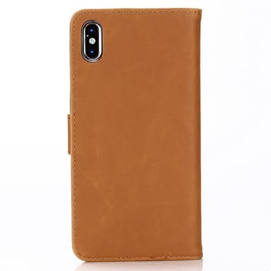 iPhone XS Max Retro Plånboksfodral / Fodral - Brun