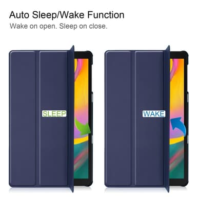 Slim Fit Cover Till Samsung Galaxy Tab A 10.1 2019 - MörkBlå