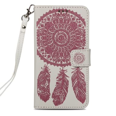 iPhone XS Max Plånboksfodral - Dream Catcher - Vit-Rosa