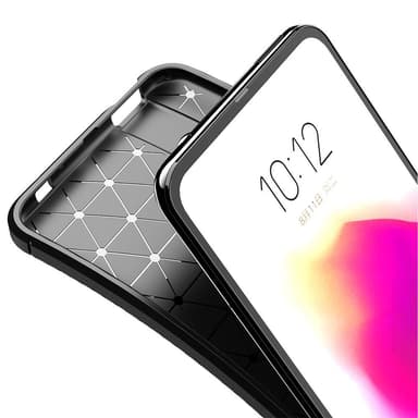 Motorola One Hyper Karbon fiber Skal - Svart
