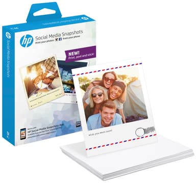HP Social Media Snapshots fotopapper (25 ark)
