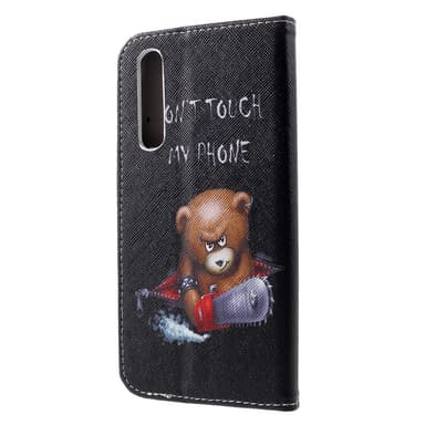 Huawei P30 Plånbokfodral - Angry Bear and Warning